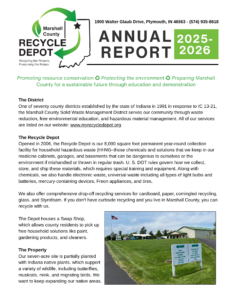 Recycling Program Report Out 2025-2026 Recycle Depot Annual Report is out now! | Marshall County ...